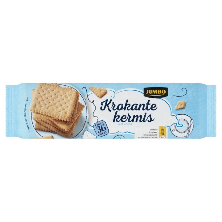 Jumbo Krokante Kermis met Kokos 300g