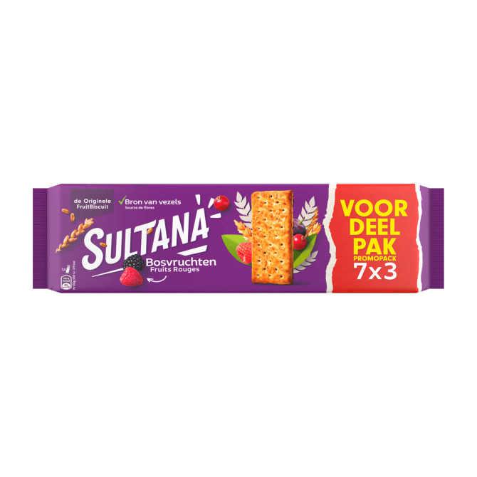 Sultana Fruitbiscuit bosvruchten voordeelverpakking