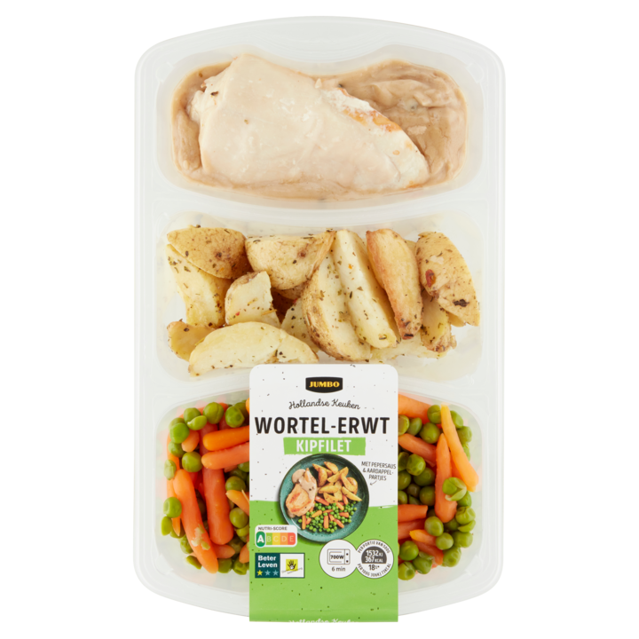 Jumbo Wortel-Erwt met Kipfilet 500g