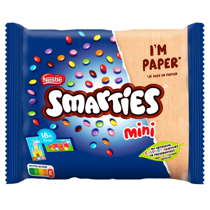 Smarties Mini Melk Chocolade Uitdeelzak