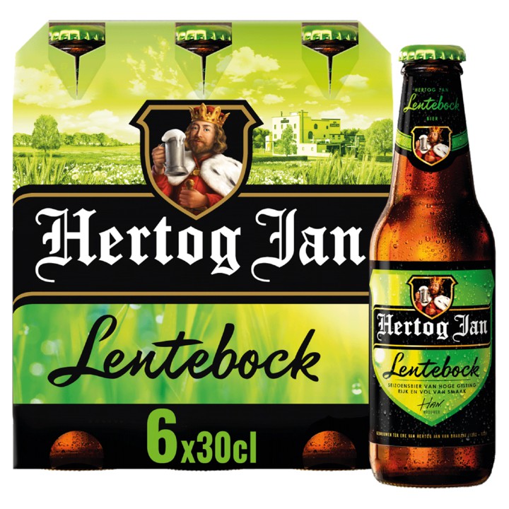 Hertog Jan - Lentebock - Fles - 6 x 300ML