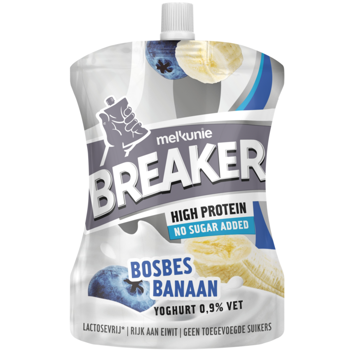 Melkunie Breaker High-Protein Bosbes Banaan 200g