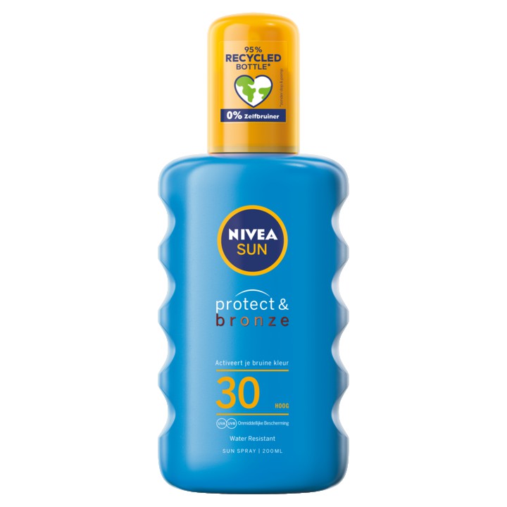 NIVEA SUN Protect &amp;amp; Bronze Zonnespray SPF30 200ml