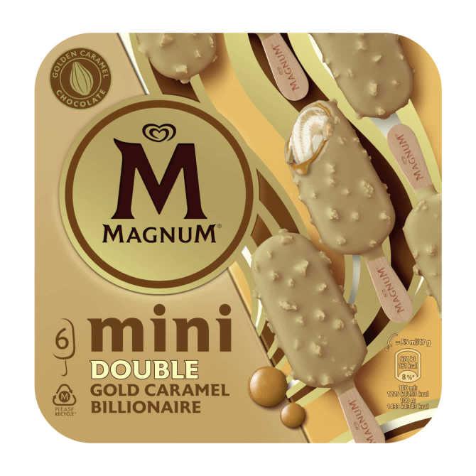 Magnum Mini double gold caramel