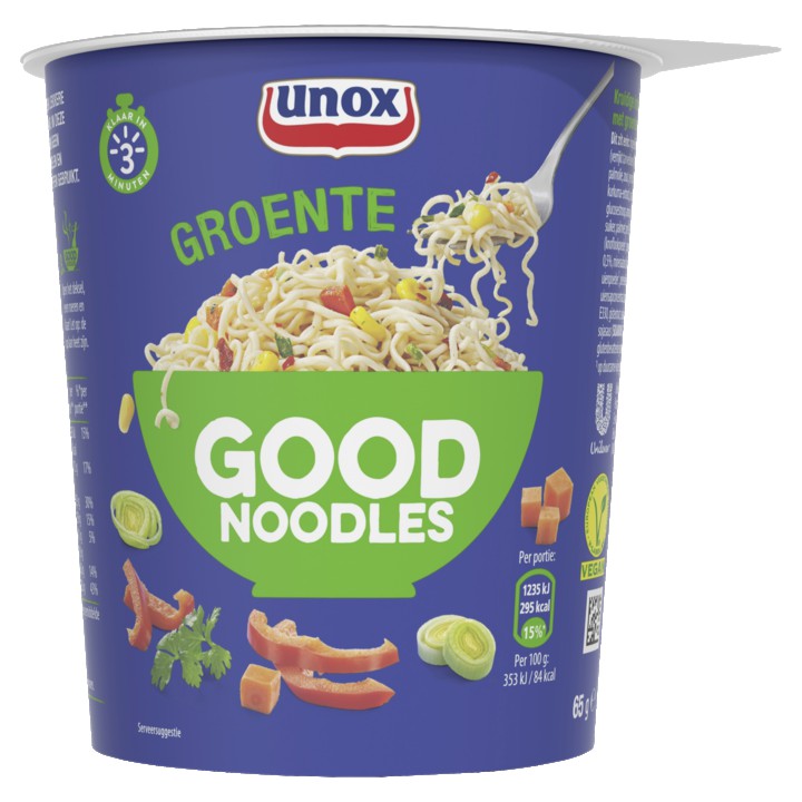 Unox Good Noodles cup groente