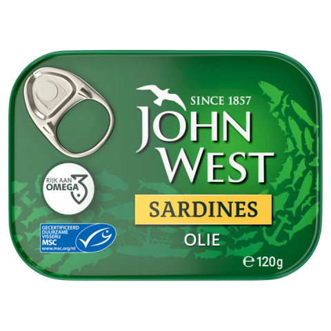 John West Sardines in olie MSC 120g