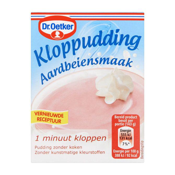 Dr. Oetker Kloppudding aardbei