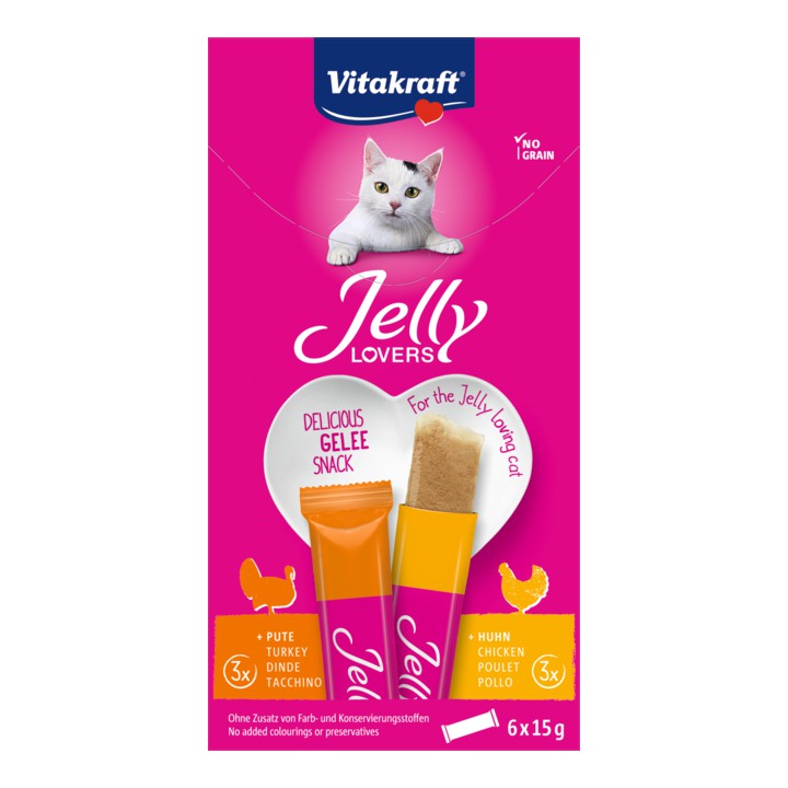 Vitakraft Jelly Lovers Kip/Kalkoen 90g