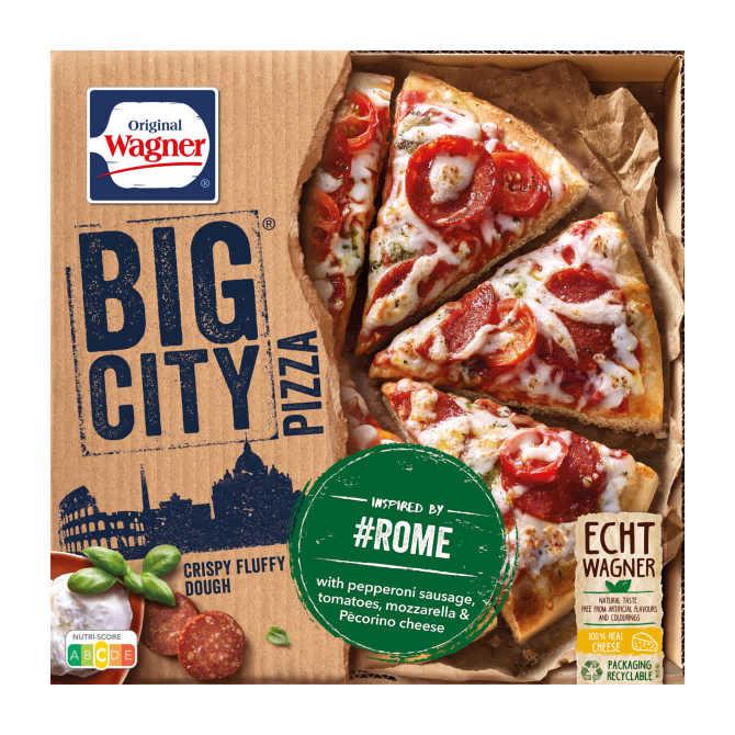 Wagner BIG city pizza Rome salami tomaat kaas