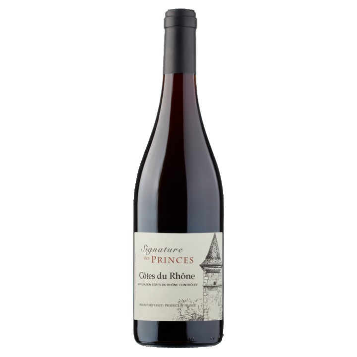 Signature des Princes - C&amp;ocirc;tes du Rh&amp;ocirc;ne - Grenache Noir - Syrah - 750ML