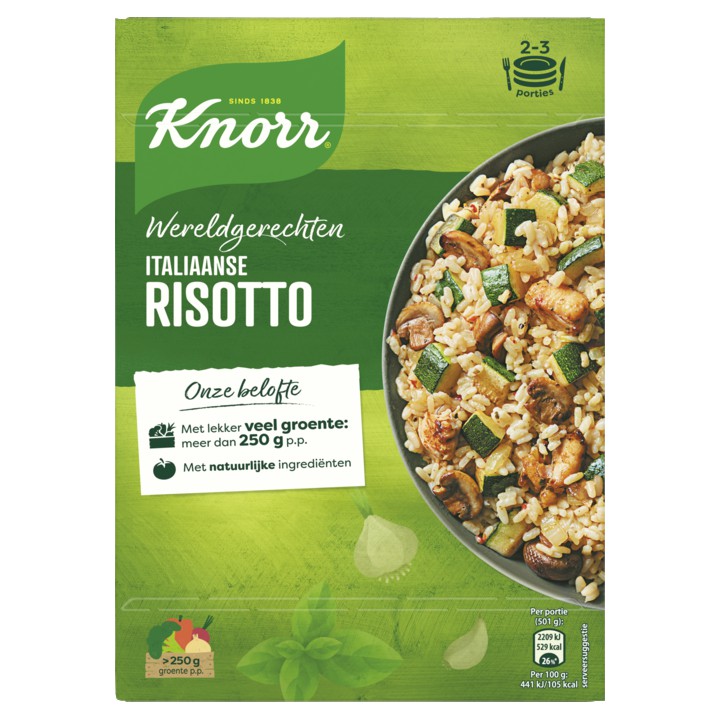 Knorr Wereldgerechten Maaltijdpakket Italiaanse Risotto 257g