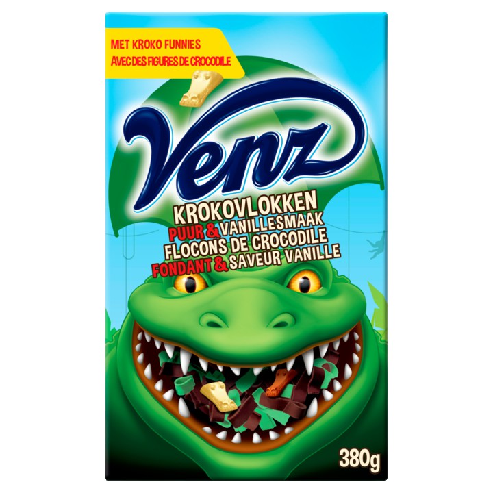 Venz Rimboe kroko vlokken puur/vanille 200g