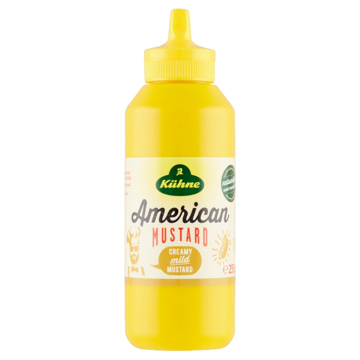 K&amp;uuml;hne American Mustard Creamy Mild 255g