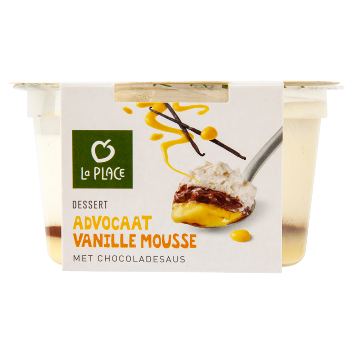 La Place Dessert Advocaat Vanille Mousse met Chocoladesaus 100g