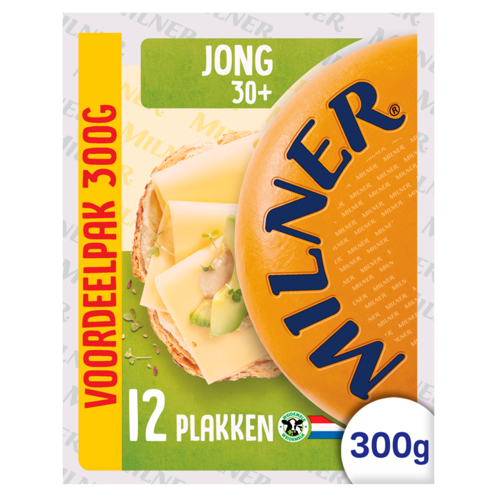 Milner 30+ Jong Voordeel Kaas Plakken 300g