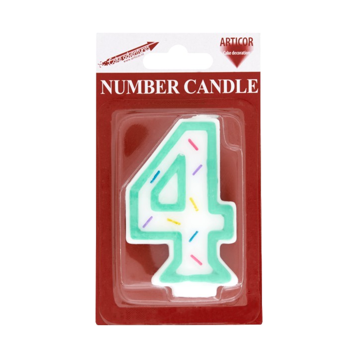 Articor Number Candle 4