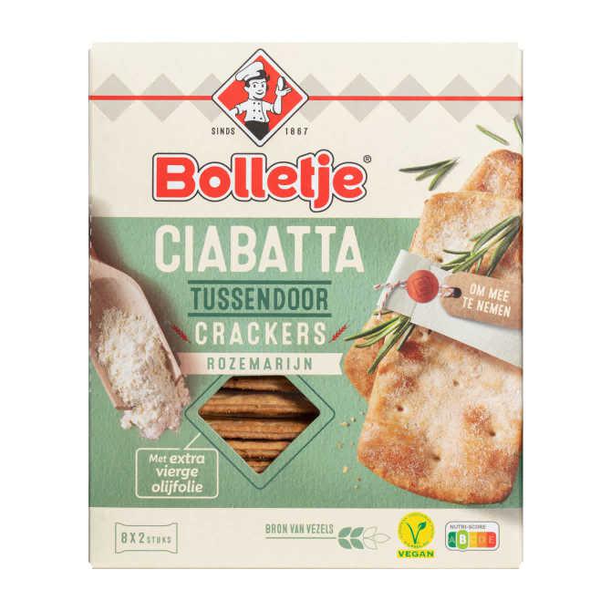 Bolletje Ciabatta Tussendoor Crackers Rozemarijn