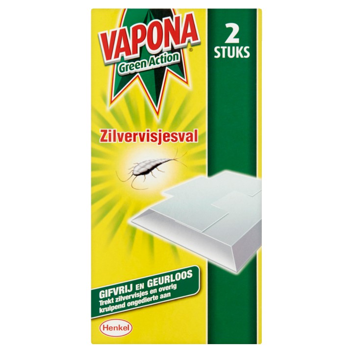 Vapona Green Action Zilvervisjesval 2 Stuks