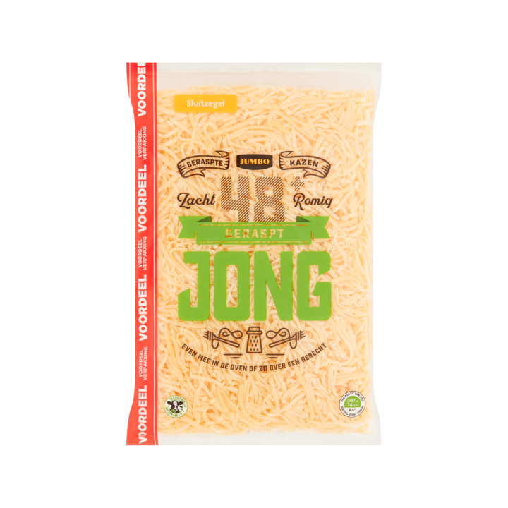 Jumbo Geraspt Jonge Kaas 48+ 300 g - Voordeelverpakking