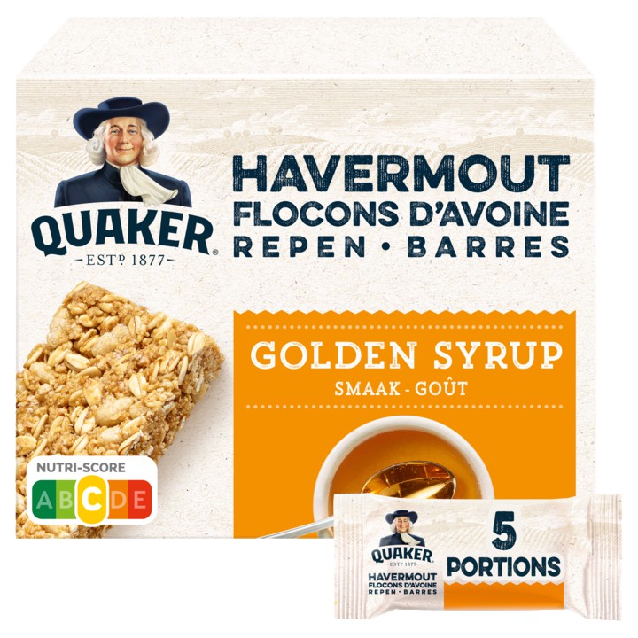 Quaker Havermoutrepen Honing 5 x 35gr