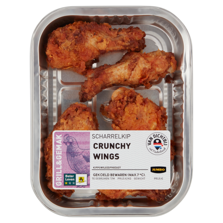 Jumbo Scharrelkip Crunchy Wings