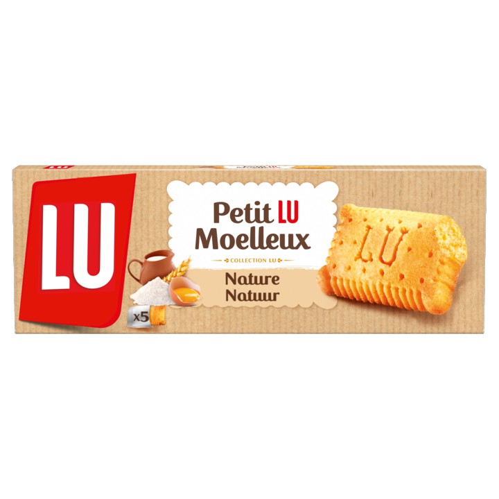 LU Petit Moelleux Zachte Cake Naturel 5 Stuks 140g