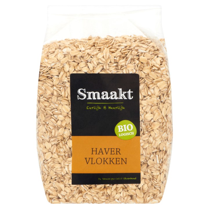 Smaakt Bio Volkoren Havervlokken 500g