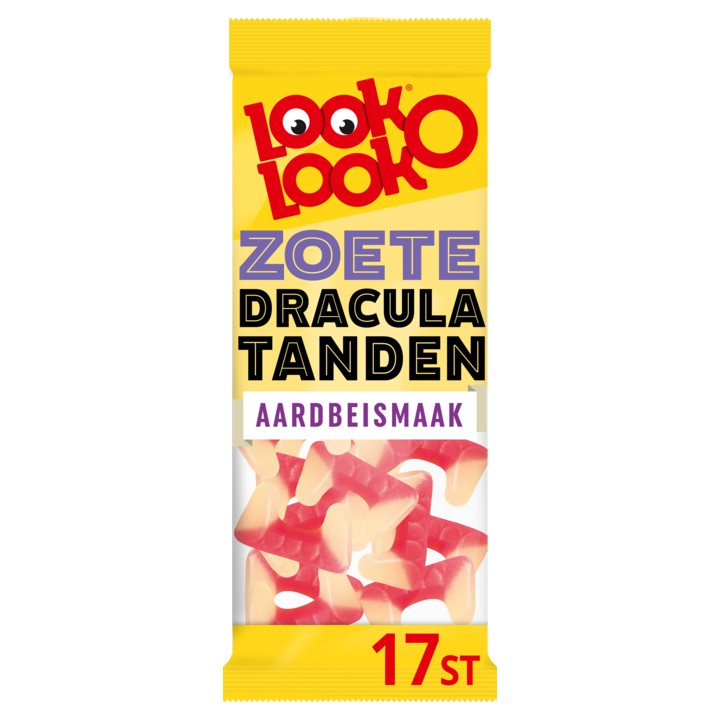 Look-O-Look Zoete Dracula Tanden Zoet Snoep Zak 125 gram