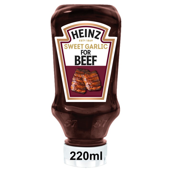 Heinz Sweet Garlic Saus voor Vlees 220ml