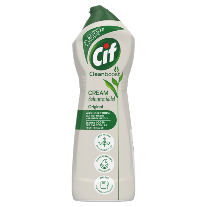 Cif CleanBoost Schuurmiddel Cream Original 750ml