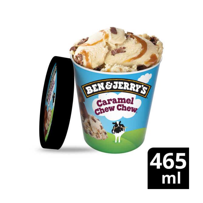 Ben &amp; Jerry&#039;s Ijs caramel chew chew dessert