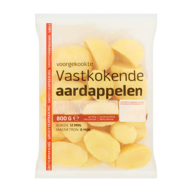 Kookaardappelen vast