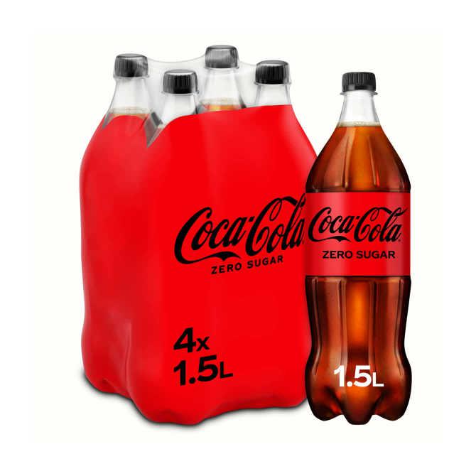 Coca-Cola Zero Sugar 4 x 1,5 L