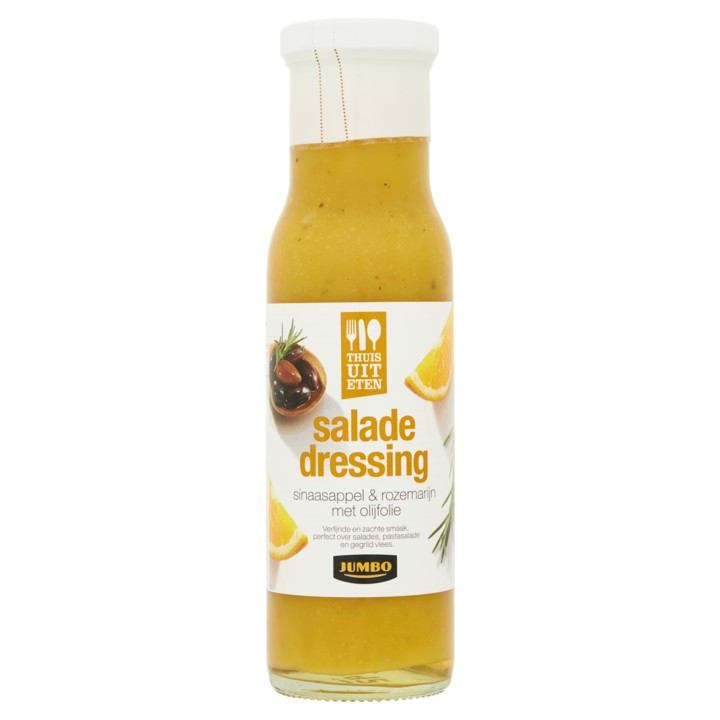 Jumbo Salade Dressing Sinaasappel &amp;amp; Rozemarijn met Olijfolie 240ml