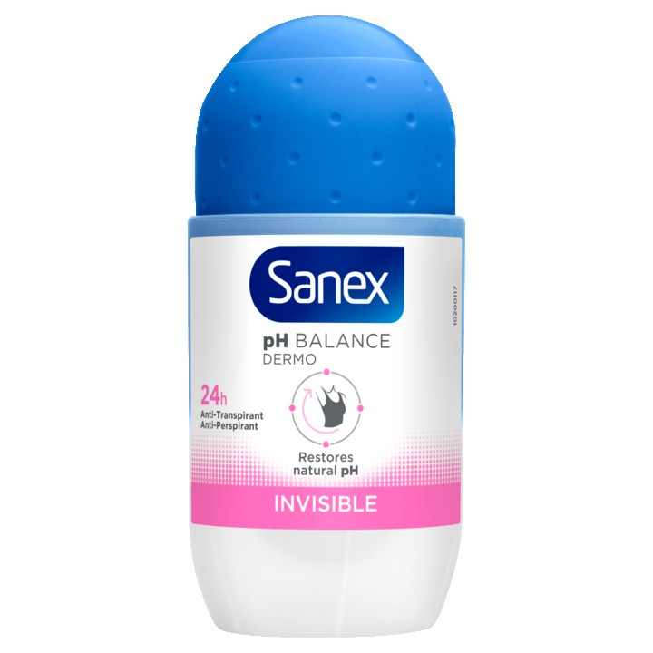 Sanex Dermo Invisible Deodorant Roller 50ml