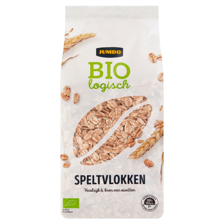 JUMBO Biologisch Speltvlokken 500g