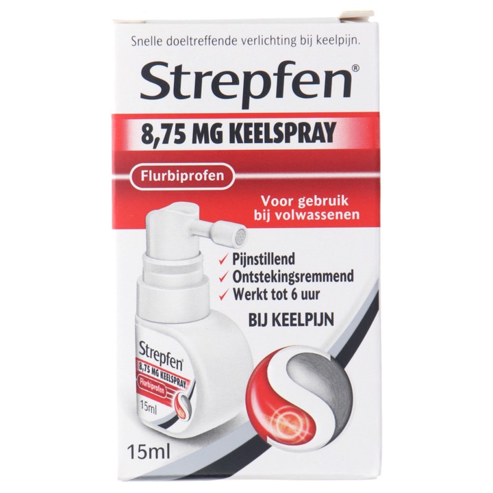 Strepsils Strepfen Keelspray 8,75 mg, 15ml