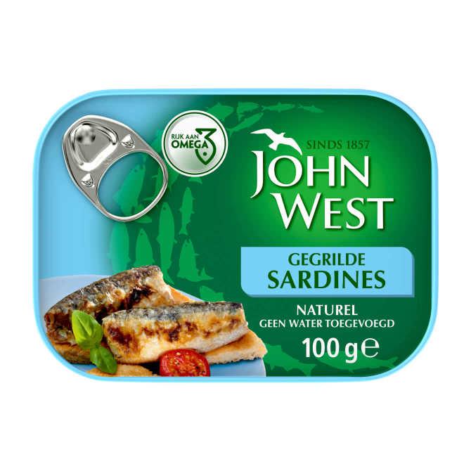 John West Gegrilde sardines