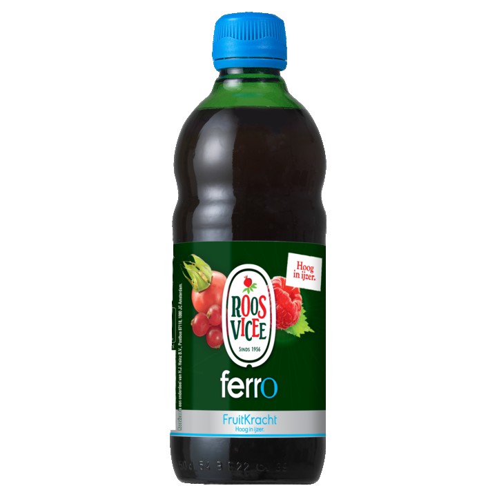 Roosvicee Fruitkracht Ferro Siroop, 500ml