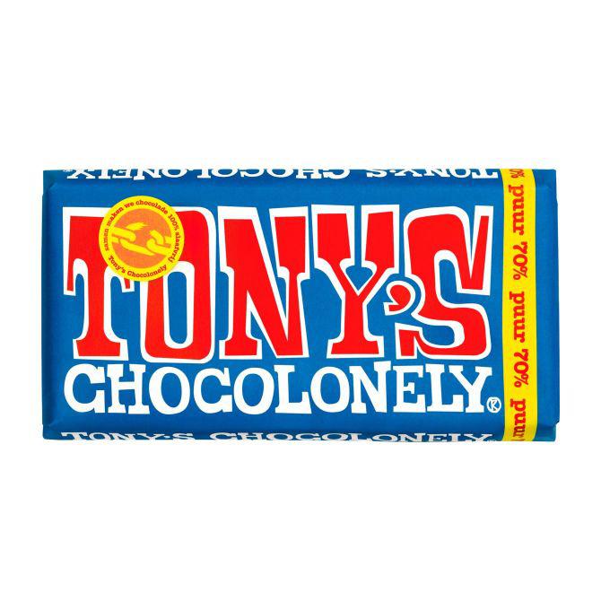 Tony&#039;s Chocolonely 70% pure chocolade