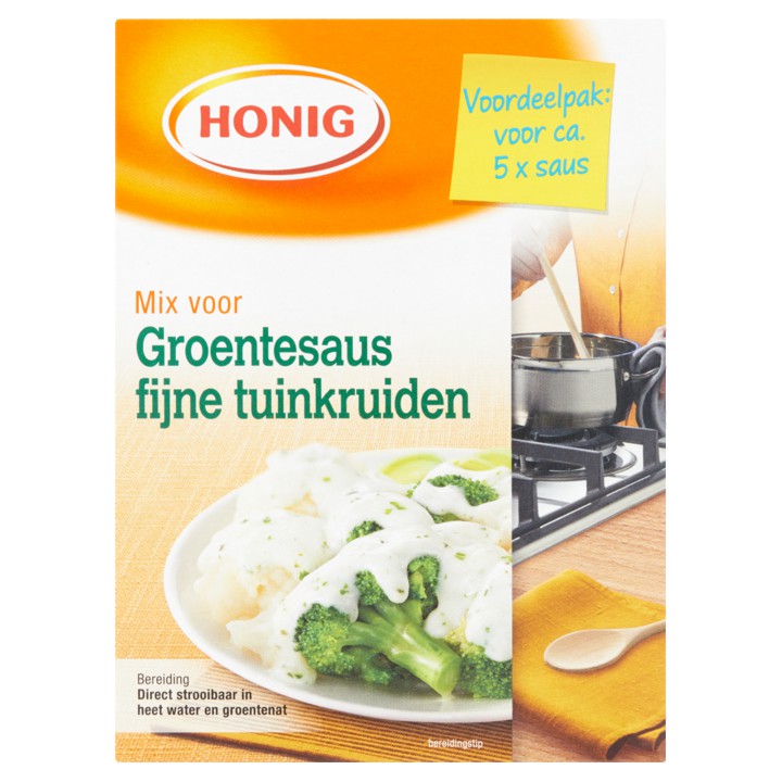 Honig Mix voor Groentesaus Tuinkruiden 150g