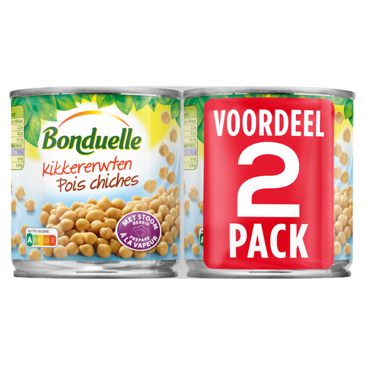 Bonduelle Kikkererwten Voordeelpak 2x150g