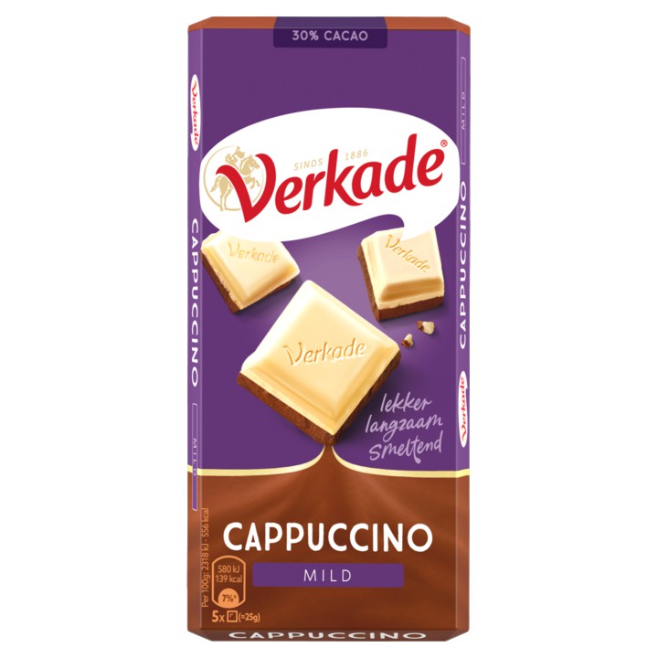 Verkade Cappuccino Mild 100g