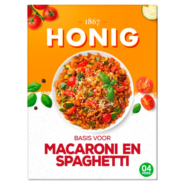 Honig Maaltijdmix voor Macaroni en Spaghetti 41g