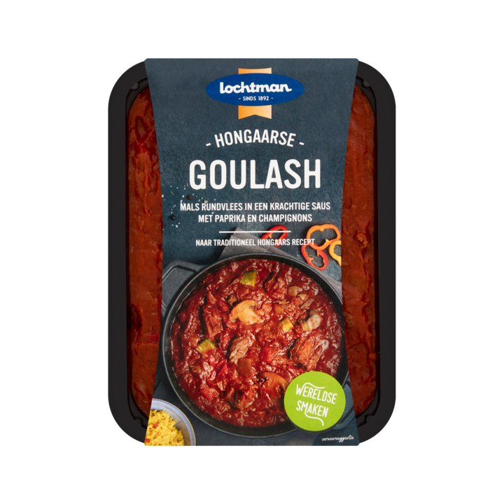 Lochtman Hongaarse Goulash Rund 500g