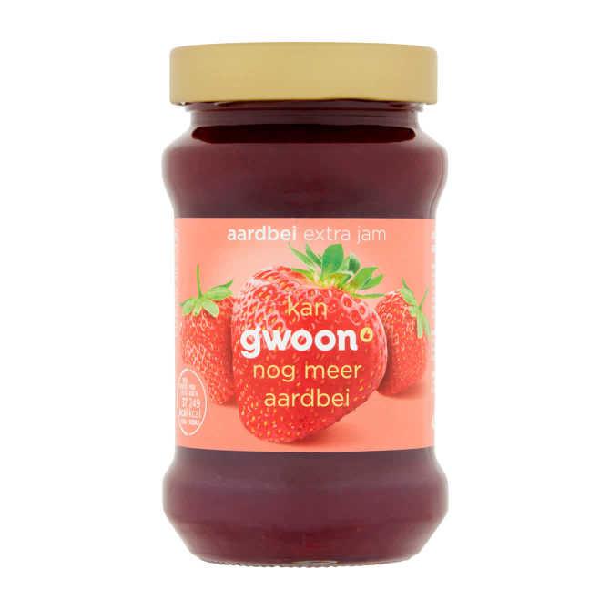 g&#039;woon Extra jam aardbei