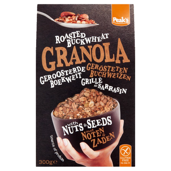 Peak&amp;#x27;s Granola Geroosterde Boekweit 300g