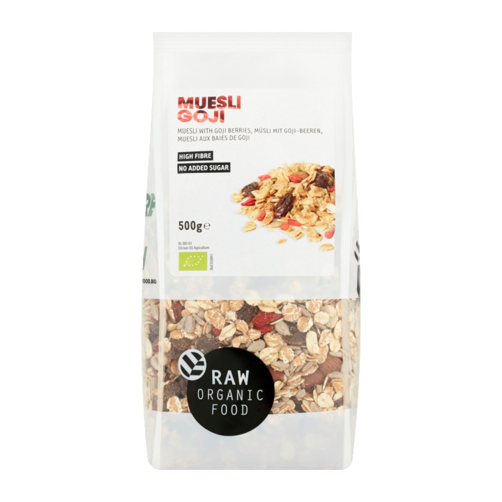 Raw Organic Food Muesli Goji 500g