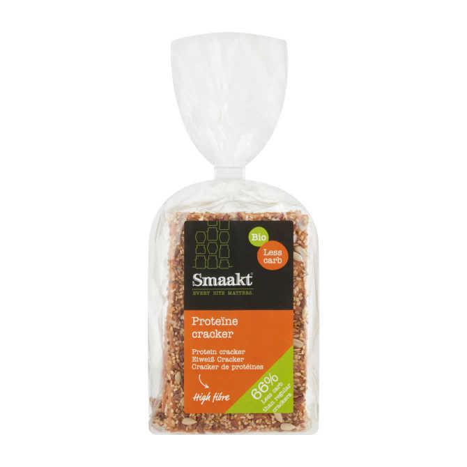 Smaakt Less carb prote&amp;iuml;ne crackers biologisch