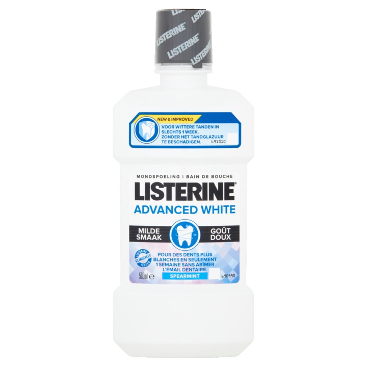 Listerine Advanced White Mondspoeling 500ML | Nederland Life Listerine Advanced White Mondspoeling 500ML